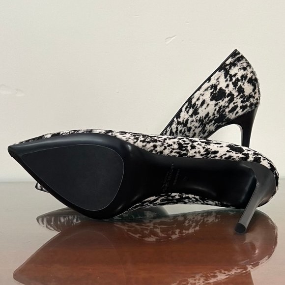 NIB Michael Kors Collection Gretel Speckled Pony Print Calf Hair Pump - Picture 14 of 16
